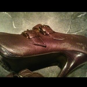 Michael Kors Brown Strappy Shoes Sz 8