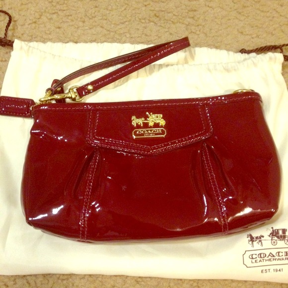 Coach Madison Patent Leather wrislet