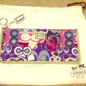 Coach Poppy pencil pouch