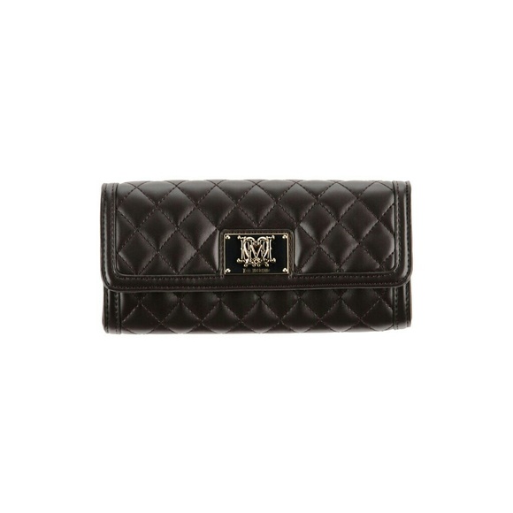 *SUPER QUILTED** NWT LOVE MOSCHINO BROWN WALLET