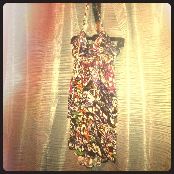 Fun flirty short dress  colorful and classy