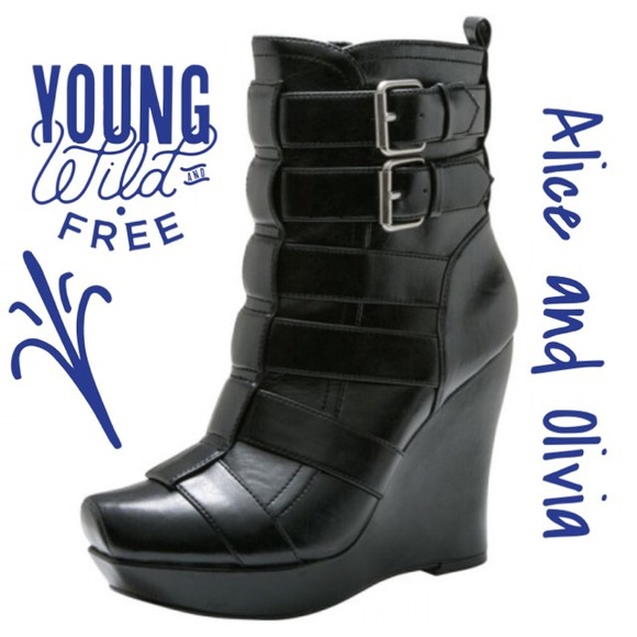 🌟ALICE AND OLIVIA MADISON BIKER BOOTS🌟