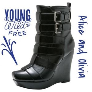 🌟ALICE AND OLIVIA MADISON BIKER BOOTS🌟