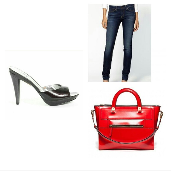 ❤Carlos Santana Black Heels
