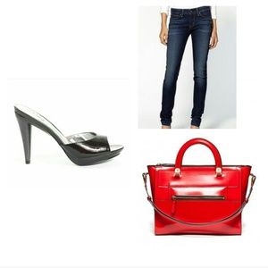 ❤Carlos Santana Black Heels