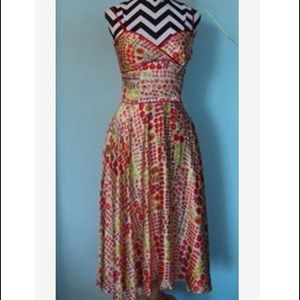 Betsey Johnson Fruit Silk Dress