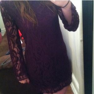 Purple Lace Dress
