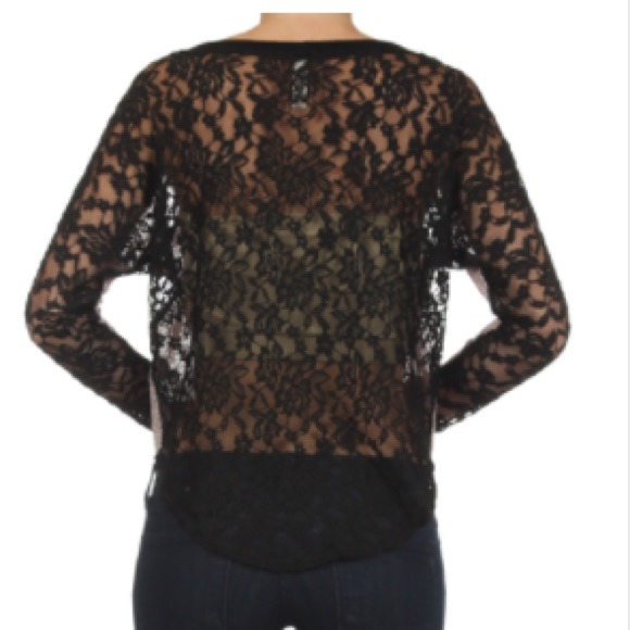 Duo Fabric Raglan Sleeve Top - Picture 4 of 4