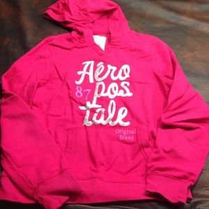 Aeropostale pink hoodie! Like new!