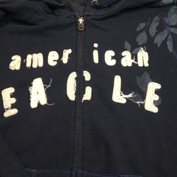 American eagle hoodie zip