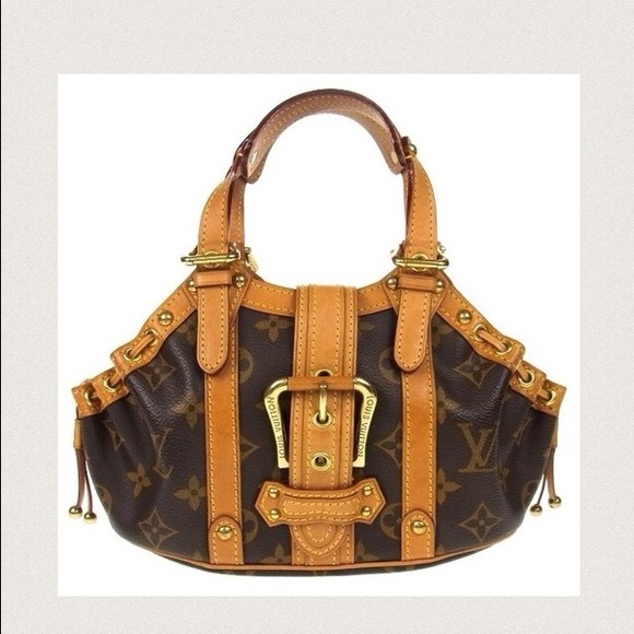 Louis Vuitton theda pm canvas bag