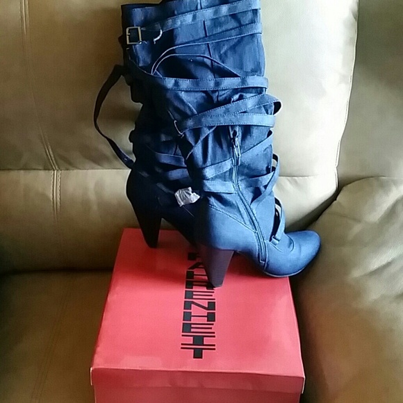 Denim Boots