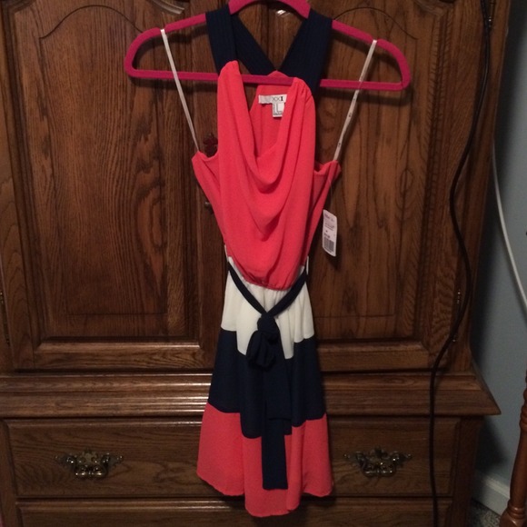 Coral dress