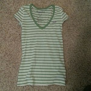 Aeropstle striped v-neck