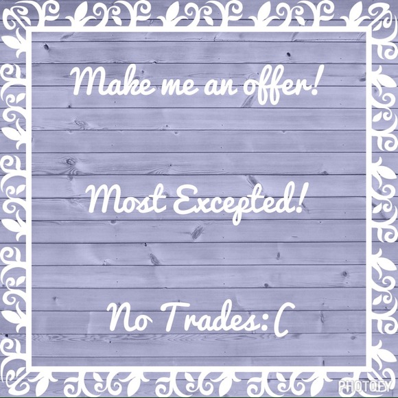Make me an offer for my items in my closet
