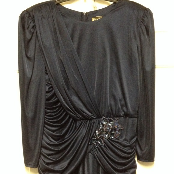 Women's Evening Wear Navy Dress