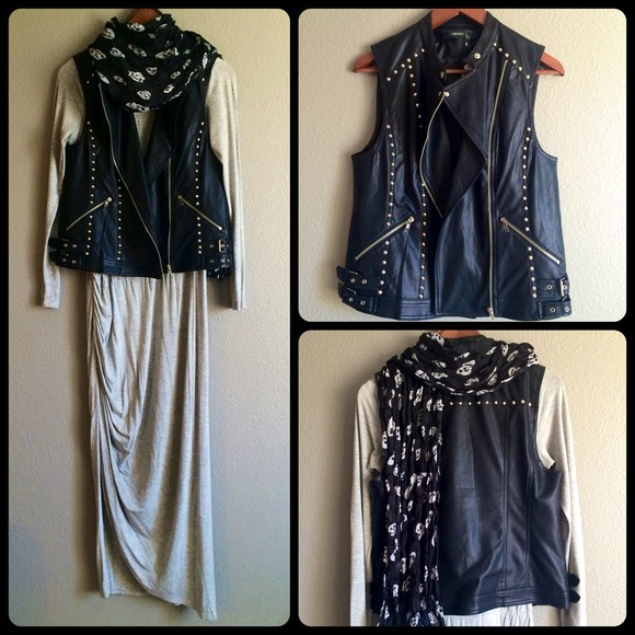 ⛔️SOLD!⛔️  New Faux Leather Vest