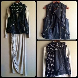 ⛔️SOLD!⛔️  New Faux Leather Vest