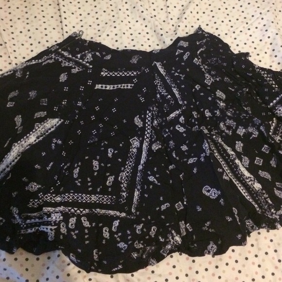 bandana print circle skirt