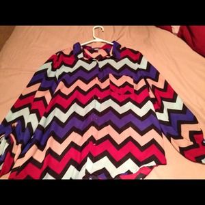 Zig zag top