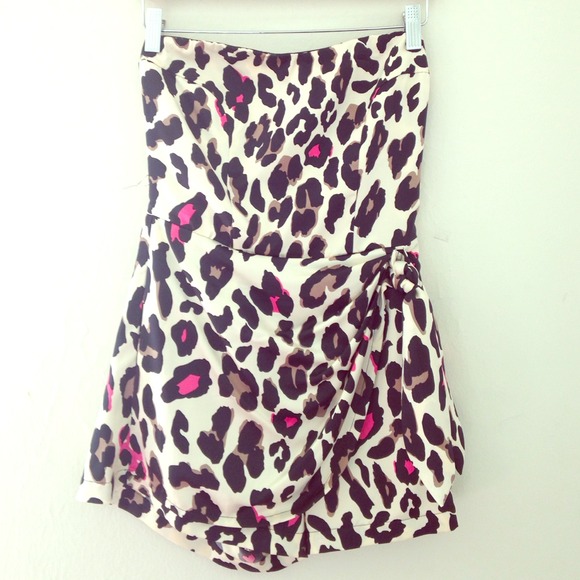🔴SOLD🔴 Animal Print Tube Romper