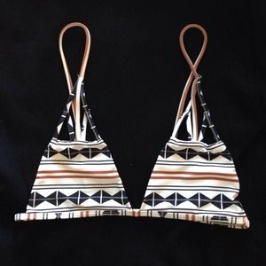 Acacia Santorini Swimwear Top in Native Print