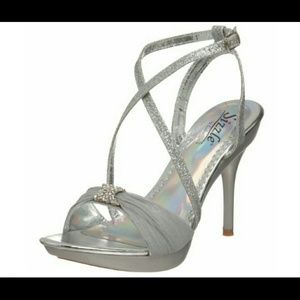 Silver heels