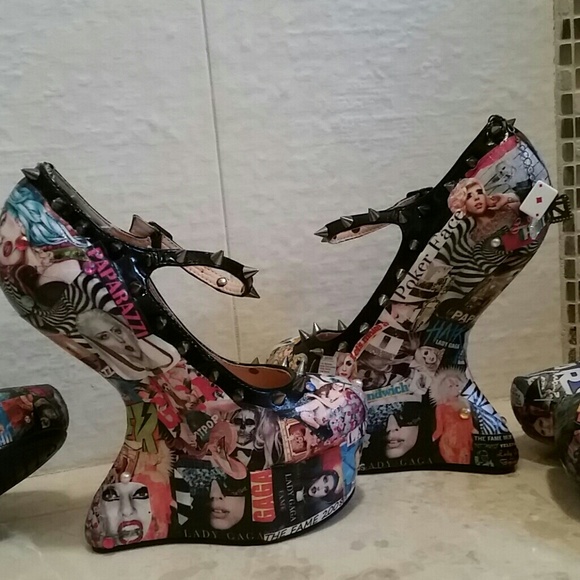 LADY GAGA GRAVITY SPIKED HEELS CUSTOM MADE +MORE - Picture 2 of 4