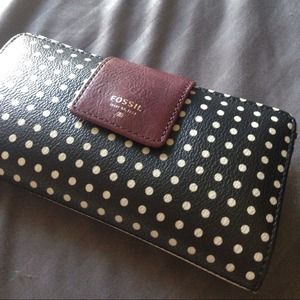 Fossil Clutch Wallet with strap
