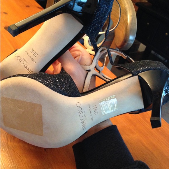 Jimmy Choo "Lang" Sandal in INK 39.5 - Picture 4 of 4