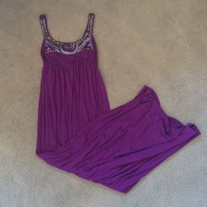 ❌SOLD❌ NEVER WORN long purple dress