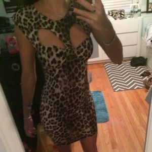 A leopard dress
