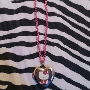 Hello kitty locket neckless