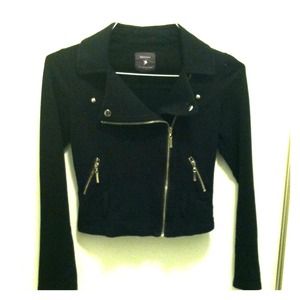Black zip up jacket