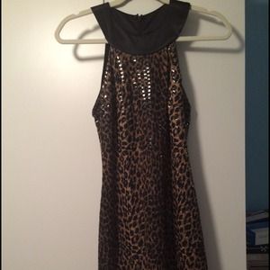 A leopard dress