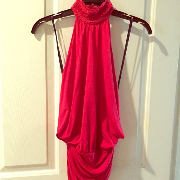 Bebe sexy red top