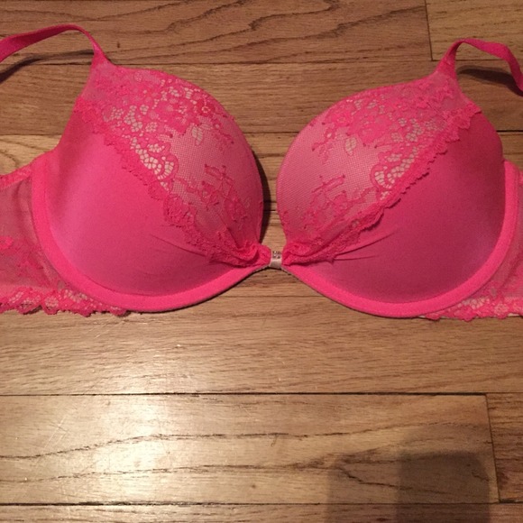 Victoria Secret hot pink bra size 34D