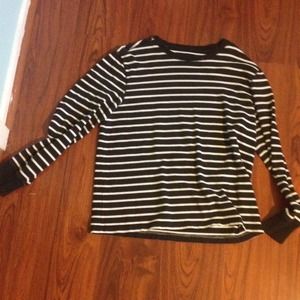 Mens Large Striped Express Sweater