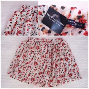 Brandy Melville floral skirt