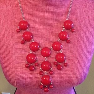 Red Bubble Necklace