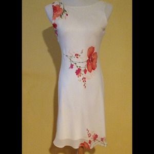 Alyn Paige floral dress