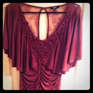 XOXO VINTAGE STYLE WITH LACE TOP SZ SMALL