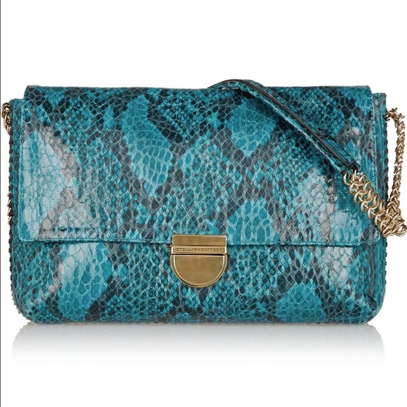 Stella McCartney faux python shoulder bag!
