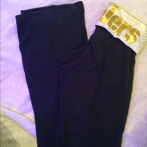 Victoria secret steelers yoga pants XS