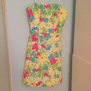 Lilly Pulitzer Strapless Dress