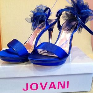 Jovani Royal Blue Stilettos