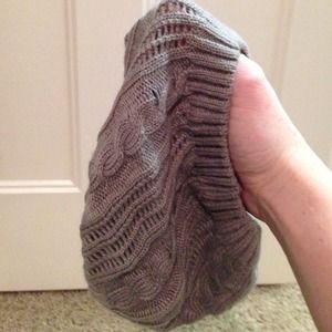 Grey slouchy hat