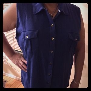 Navy blue shirt
