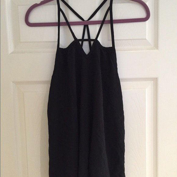 Oakley black strapy tank top