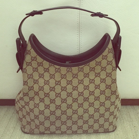 Gucci Handbags - Authentic Gucci monogram canvas Hobo handbag
